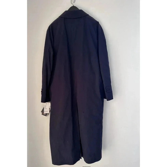 Anchor Uniform Navy Trench Coat Single Breasted Thinsulate Size 16 Tall 260LT - Picture 2 of 14